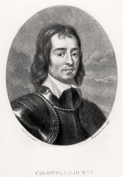 Colonnello Robert Lilburne (1613-65) illustrazione da Ritratti di personaggi illustri nella storia britannica, inciso da Robert Dunkarton (1744-c.1817) da Samuel after Cooper